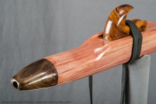 Eastern Red Cedar Native American Flute, Minor, Mid G-4, #K15D